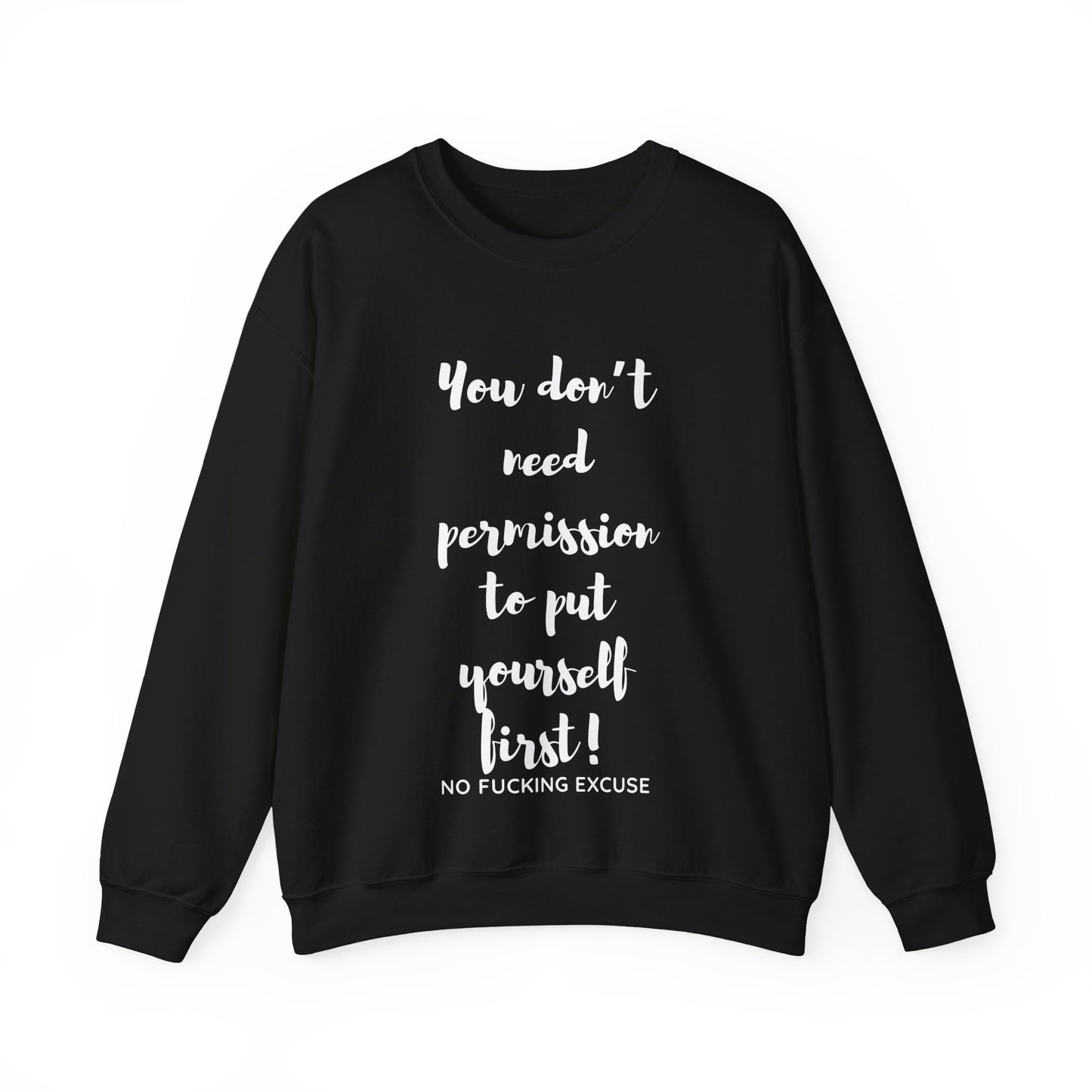 No Permission Needed Crewneck