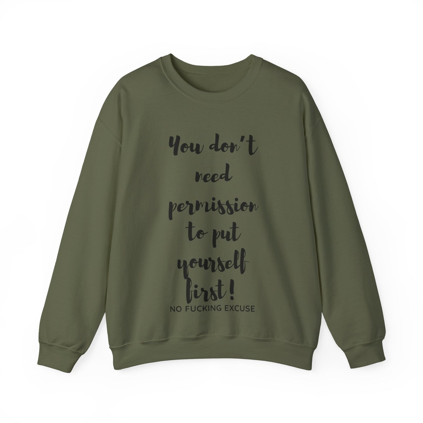 No Permission Needed Crewneck