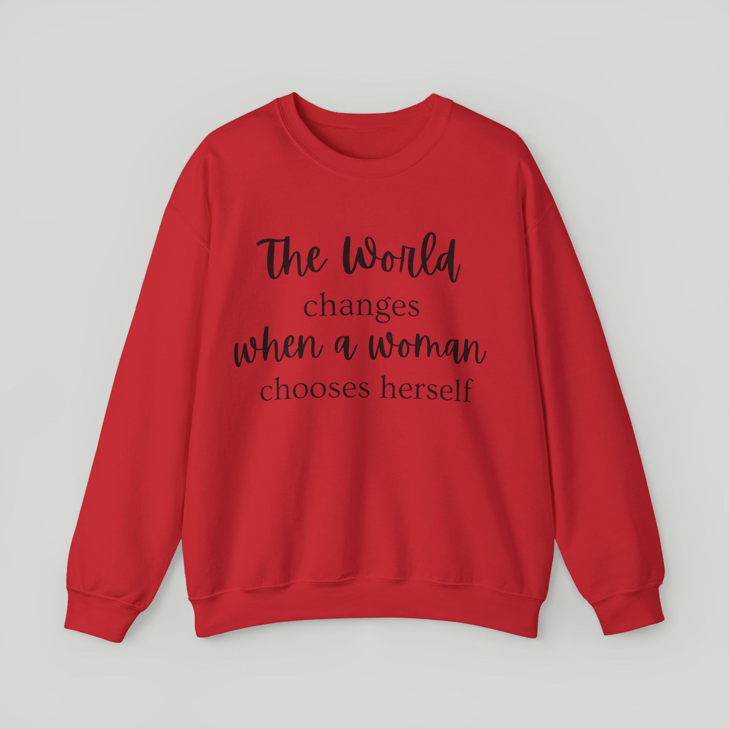 Woman Self-Worth Crewneck Sweatshirt
