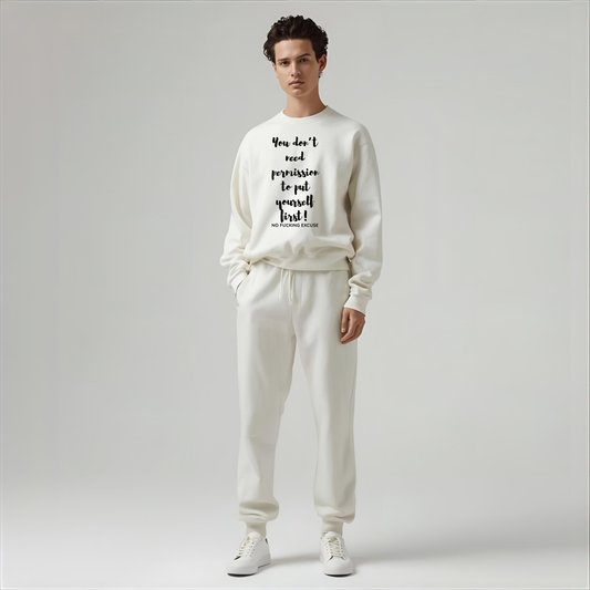 No Permission Needed Crewneck