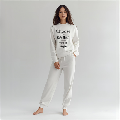 Choose The Life That Chooses Your Peace Crewneck