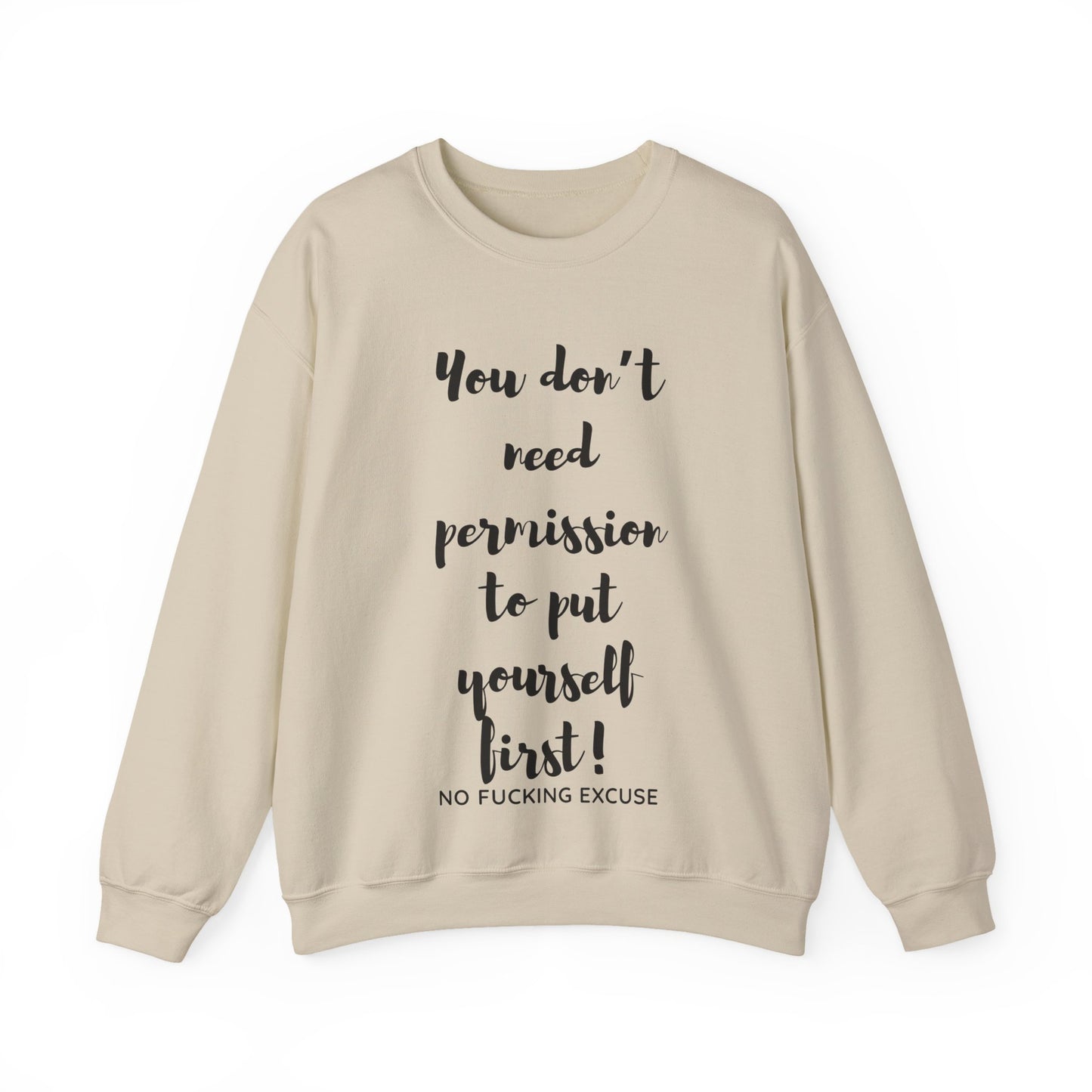 No Permission Needed Crewneck