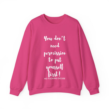 No Permission Needed Crewneck