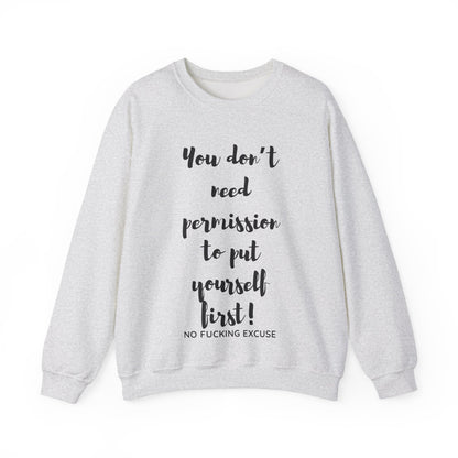 No Permission Needed Crewneck