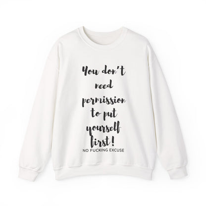 No Permission Needed Crewneck