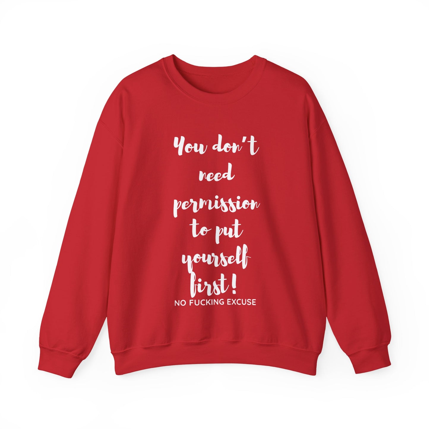 No Permission Needed Crewneck
