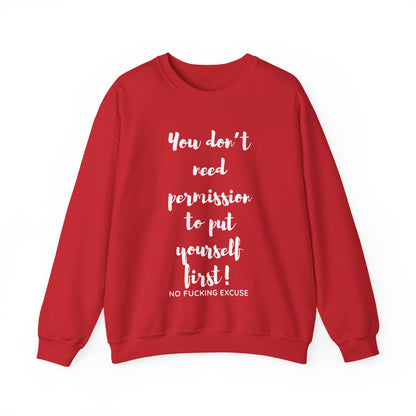 No Permission Needed Crewneck